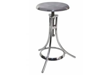 Classic Swiss Clockmaker's Aluminum Stool 