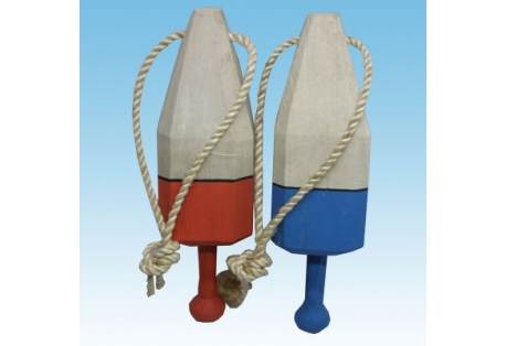 Wooden Square Buoys 15" - Set of 2