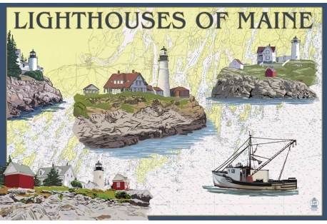 Lighthouses Of Maine 