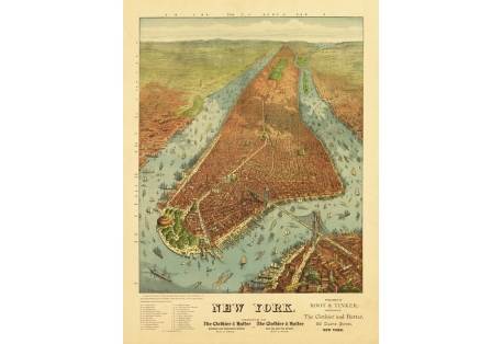 Old Map of New York 