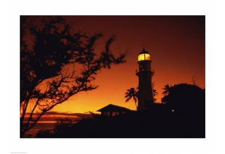 Diamond Head Lighthouse Oahu Hawaii USA 