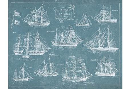 Tall Ships Art Poster 