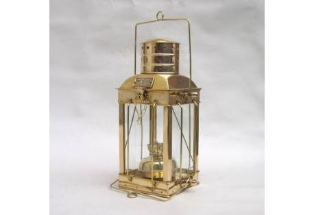 Brass Cargo  Oil Lamp 