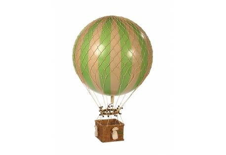 Green Jules Verne 17" Hot Air Balloon Authentic Models 