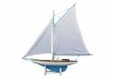 Wedding Centerpiece Decorative Wooden Sailboat Model Contender 18"