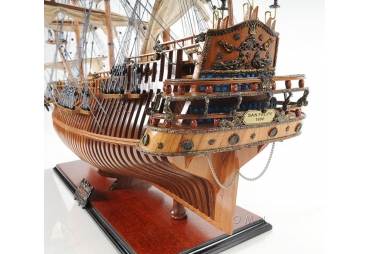 1690 San Felipe Open Hull Tall Ship Model 