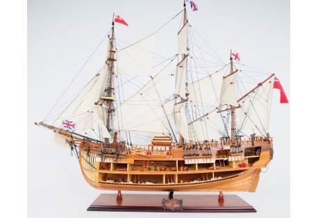 beauty of the real ship into the model, we have used the most exotic wood that are available