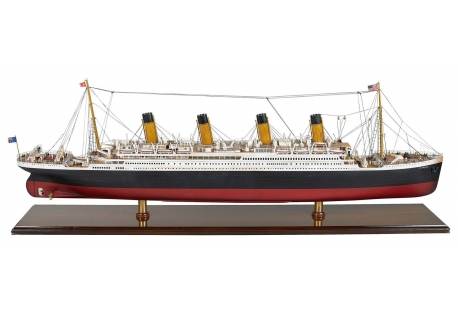 Ocean Liner Famous Titanic Wooden Ship Model 