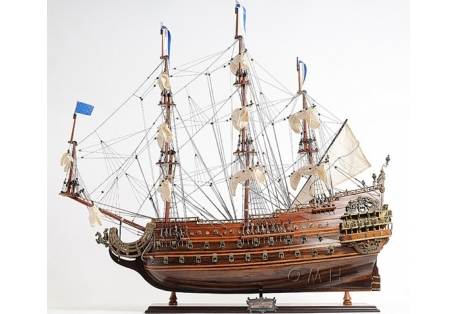 Soleil Royal Tall Ship Wooden Model 28" French Warship