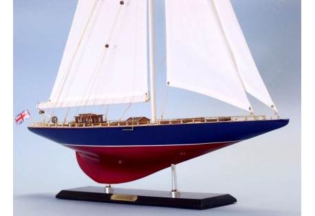 Decorative America'S Cup Endeavour Scaled Yacht Model 