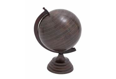 Desk Top Copper Finish Metal Globe