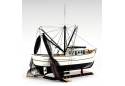 Authentic Wooden Shrimp Fishing Boat Model 