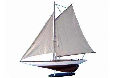 America's Cup Wooden Sailboat Model Contender 26"