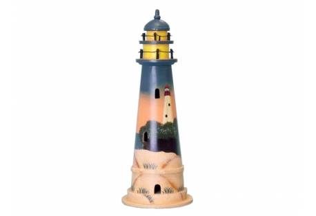 Sunset Decorative Wooden Lighthouse 16"