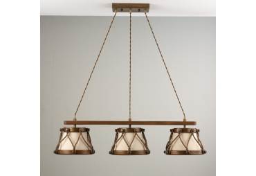 Three Light Chandelier from Tambor Collection