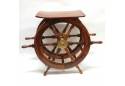 Wooden Hand Crafted Ship Wheel Table 30"