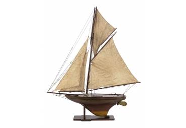 Victorian Pond Yacht Wooden Model 