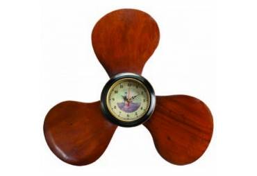 Wooden Propeller Clock 22"