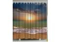 Apollo Sunset on the Beach Nautical Themed Shower Curtain