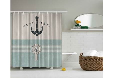 Anchors Shower Curtain for Ocean Lovers 