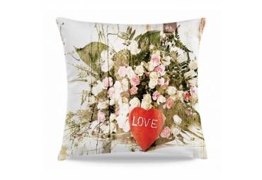 Love and Roses Decorative Pillow 