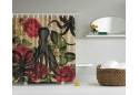 Octopus and Roses Shower Curtain 