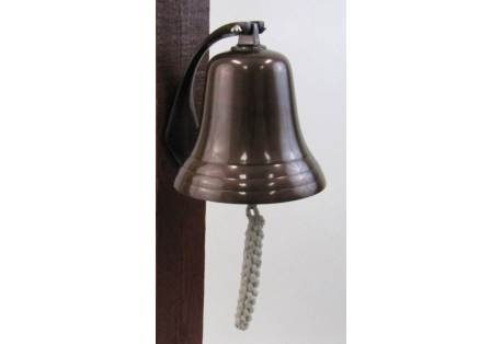 Ship's Bell Antique Copper Finish 7"