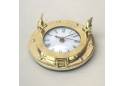 Brass Porthole Clock Nautical Decor 