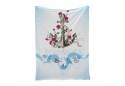Anchor with Flowers Seashells and Fish Tapestry 