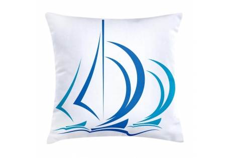 Sailboats Decorative Throw Pillow