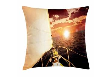 Sailboat Decorative Throw Pillow 