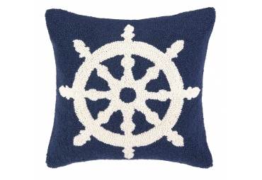 Ship Wheel Hand Made  Hook Pillow