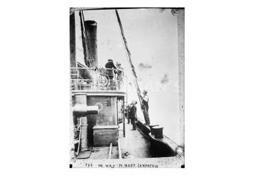 Tug on Way to Meet Carpathia