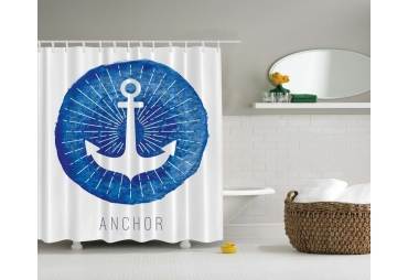 Anchor Sand Dollar Shower Curtain 