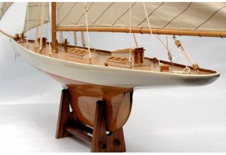 America's Cup Columbia 1901 Sailing Yacht is a stunning replica of the historic racer. hand painted and finished with exceptional detail.
