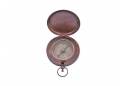 Antique Copper Captains Push Button Compass 3"