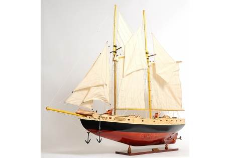 Wooden Bluenose 2 Large Canadian Schooner Boat Replica Fully  Assembled Model  