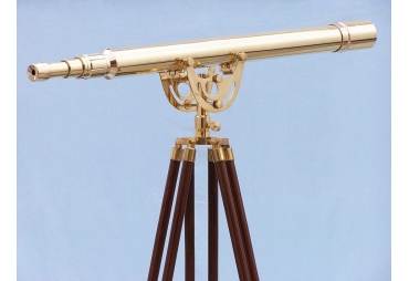 Floor Standing Brass Anchormaster Telescope 65"