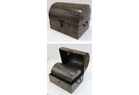 Pirate Nested Wooden Treasure Chest Set of 3