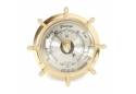 Solid Brass Ship's Wheel Barometer