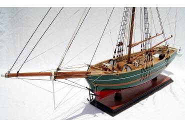 Wooden  Sailing Ship GJOA Hand Built Model