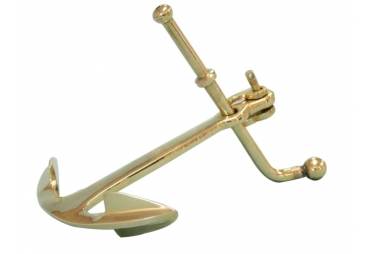 Solid Brass Decorative Anchor Paperweight