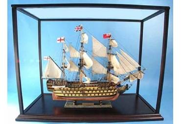 Wooden Display Case for Model Ship