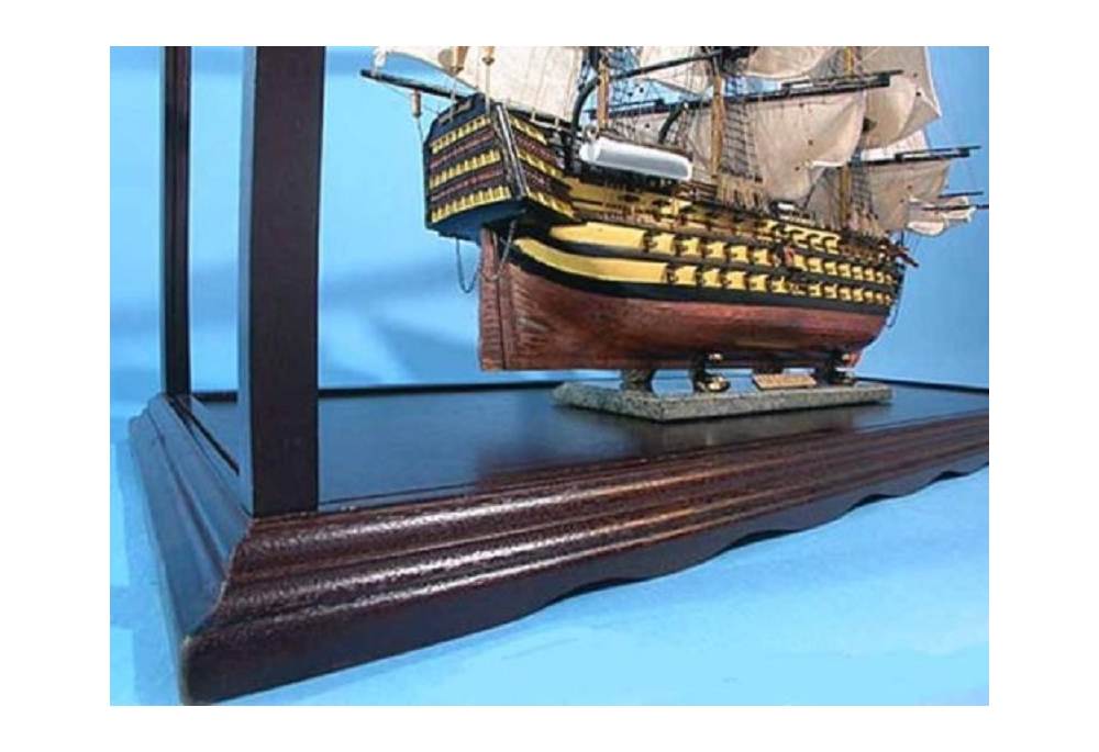 Wooden Display Case for Tall Ship Model