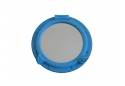 Decorative Light Blue Porthole Mirror 20"