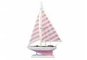 Decorative Pink Sailboat Model