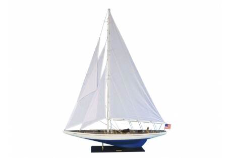 Wooden Sailboat Model Enterprise Decoration Replica Mantel Decor 
