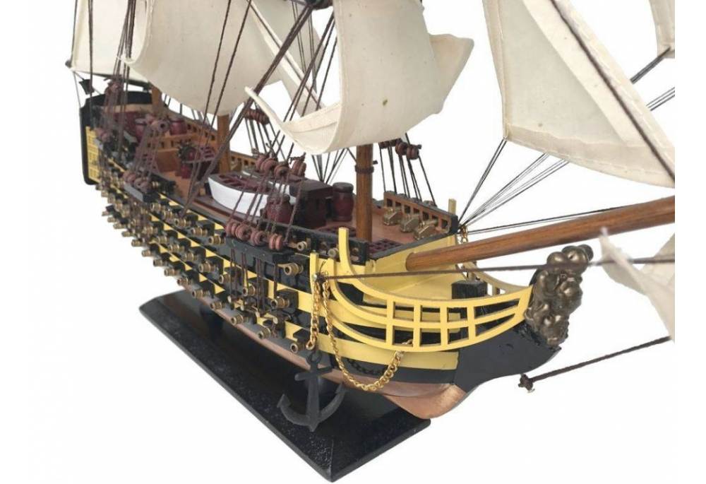 hms victory wooden tall model ship decoration hand built