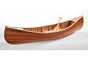 6 Foot Wooden Hand Made Canoe With Ribs Matte Finish