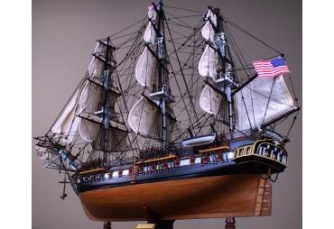 USS Constitution Old Ironsides Wooden Tall Ship  Model 36"